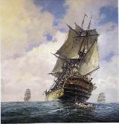 Seascape, boats, ships and warships. 82